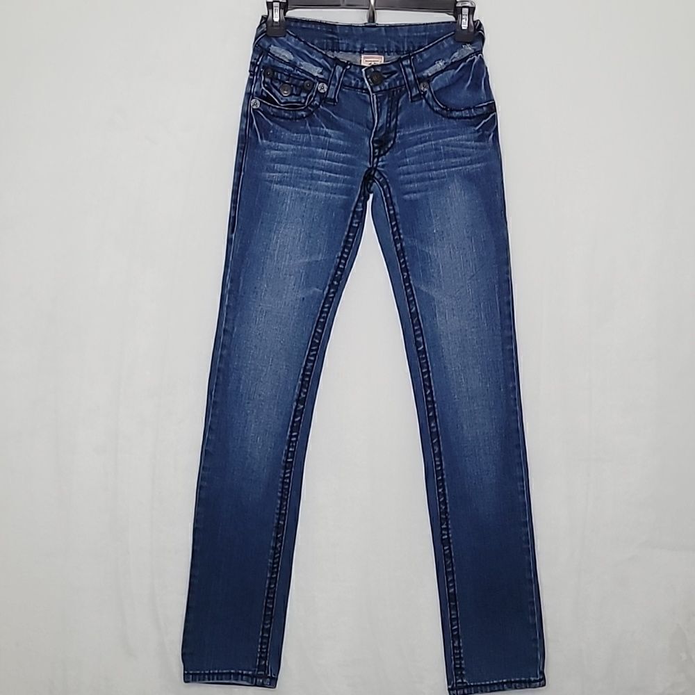 True Religion Billy‎ Super T Skinny Jeans Size 24